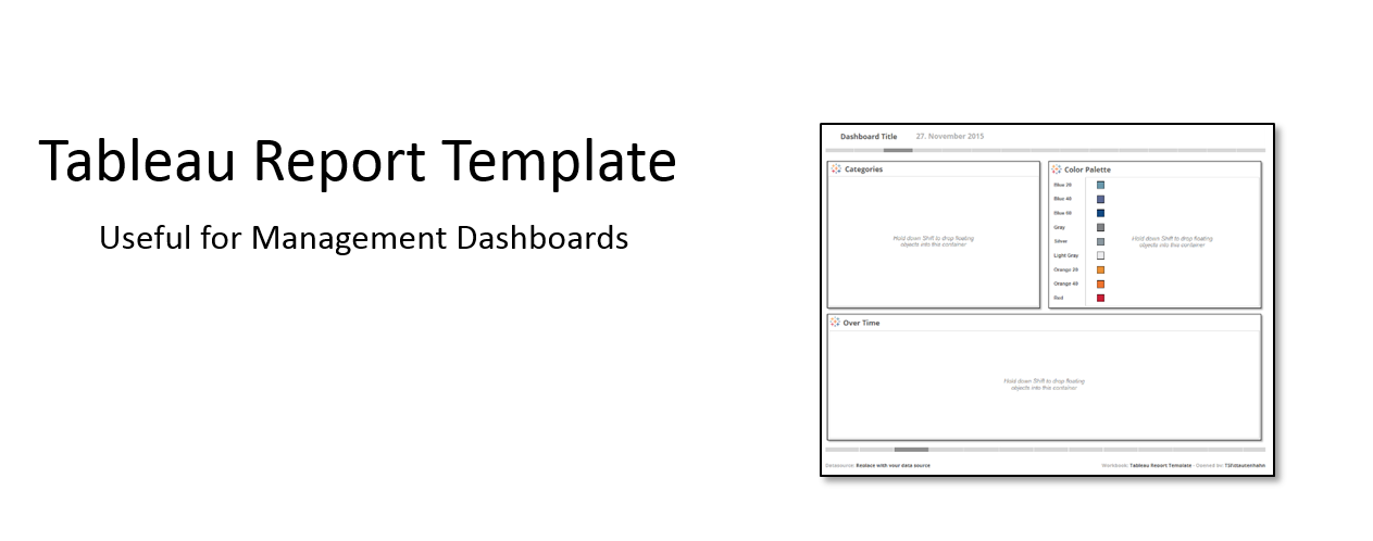 Tableau Report Template